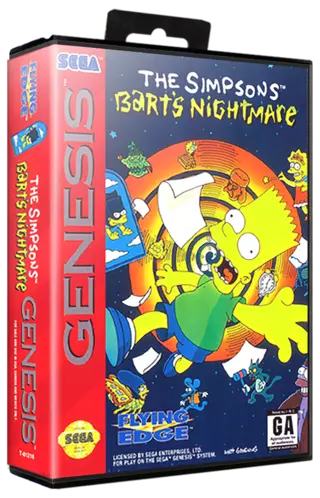 jeu Simpsons, The - Bart's Nightmare